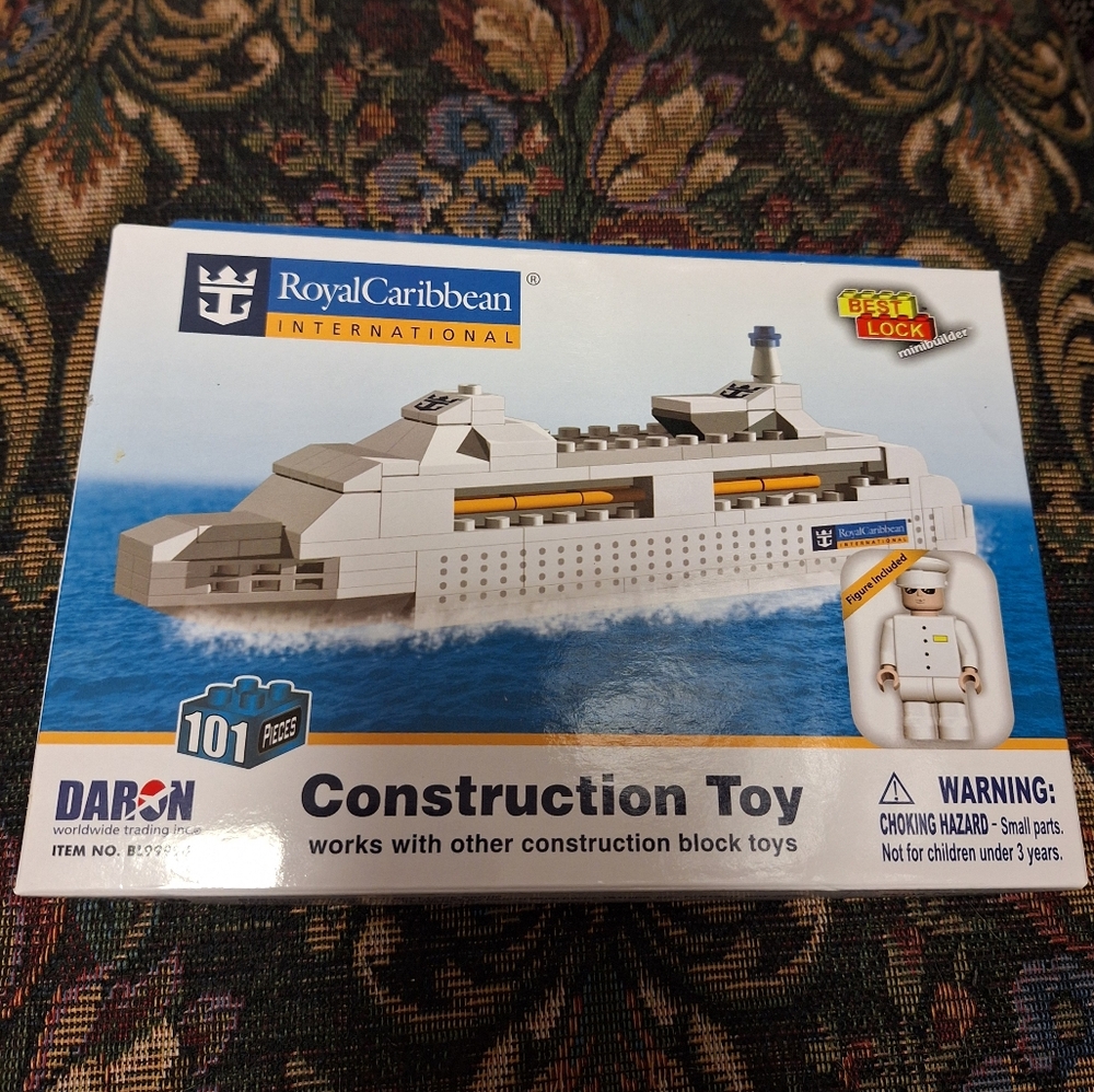 New Daron Block Set~Royal Caribbean~Boat~Ship~Best Lock "Lego" Toy~101 Pc - Picture 2 of 6
